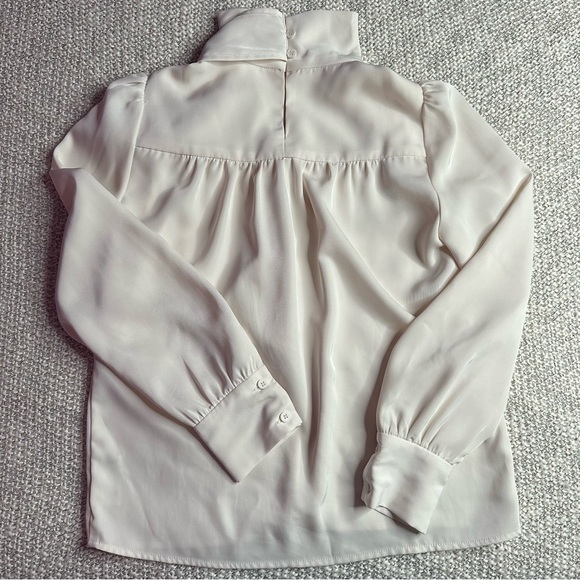 Two for one black and beige long sleeve blouses Size S - Picture 13 of 16